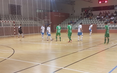 Instant del partit en el CNS i l'Osasuna Magna